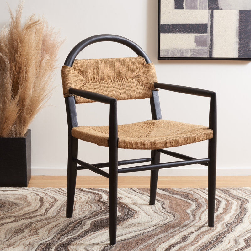 Karson Solid Wood Arm Chair Birch Lane